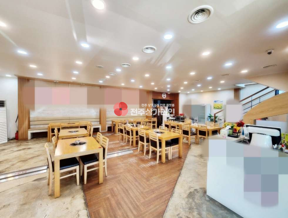 전북 전주완산구 중화산동2가 ⭐대로변음식점⭐저렴한월세⭐평수넓음⭐성업중가게⭐깔끔인테리어⭐ 월세 매물번호 12412 사진 1