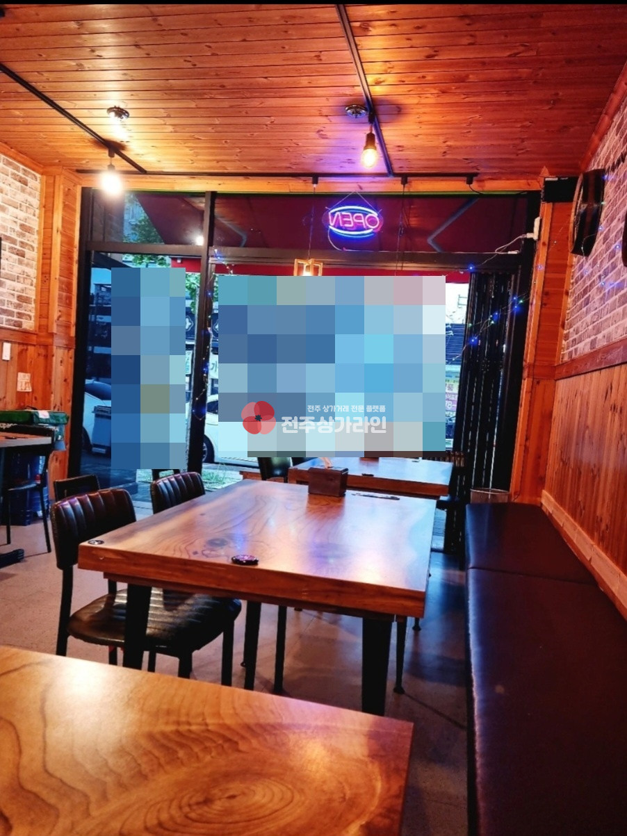 전북 전주완산구 중화산동2가 ⭐호프집 양도양수받으실분 추천⭐유동인구좋음⭐깔끔한인테리어⭐대로변인접⭐ 월세 매물번호 12900 사진 1
