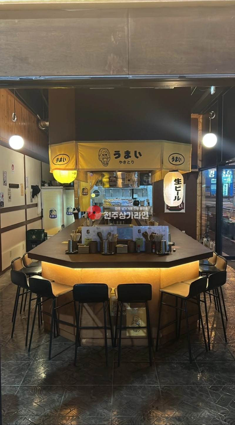 전북 전주완산구 효자동3가 ⭐이자카야 술집 양도받으실분 추천⭐신시가지 비보이광장⭐유동인구최고⭐깔끔한인테리어⭐ 월세 매물번호 12946 사진 1